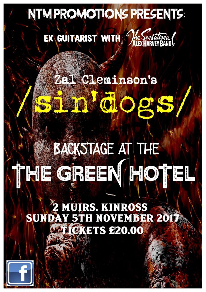 Zal Cleminson plays Backstage Kinross for Mundell Music