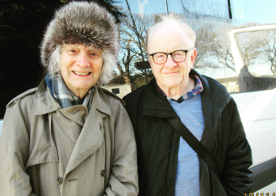 Albert Lee and Peter Asher at Backstage Kinross